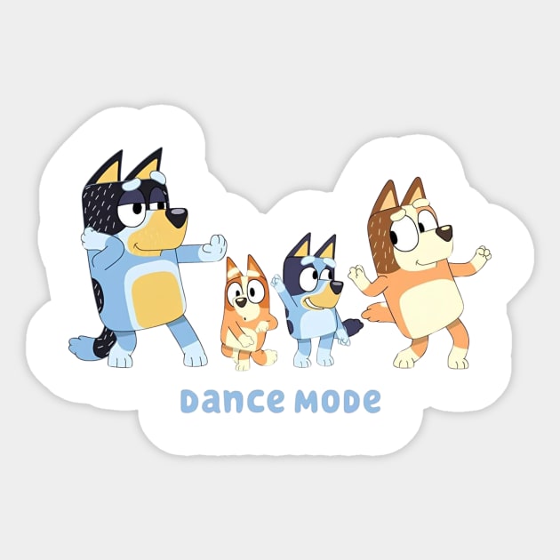 Bluey Dance Mode Sticker by ExpresYourself